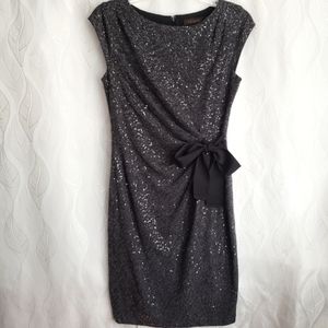 Sleeveless Sequin Sheath Dress